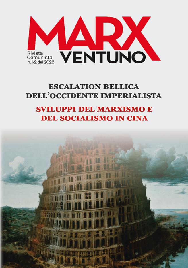 Copertina rivista MarxVentuno n. 1-2/2026