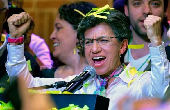 Il trionfo della neo-sindaca di Bogot� Claudia Lopez