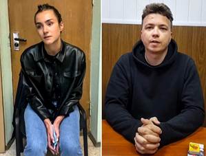 Lukashenko releases Roman Protasevich and Sofia Sapega to house arrest in wake of EU sanctions | The Independent