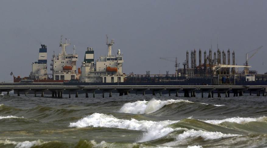 Il cargo iraniano Fortune ancorato ieri a Puerto Cabello, Venezuela