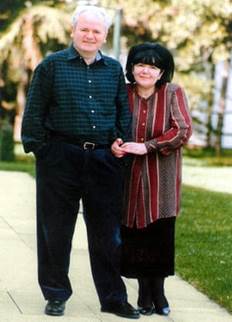 Mira Marković and her husband Slobodan Milo�ević. She was dubbed the Lady Macbeth of Belgrade.