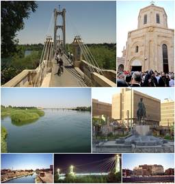 Deir ez-Zor Deir ez-Zor suspension bridge&nbsp;�Armenian Genocide MemorialThe Euphrates&nbsp;� 8 March SquareIrrigation canal&nbsp;� Suspension bridge at night&nbsp;� Downtown Deir ez-Zor