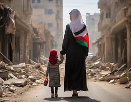 https://img.freepik.com/premium-photo/veiled-mother-with-her-child-palestine_810152-92.jpg