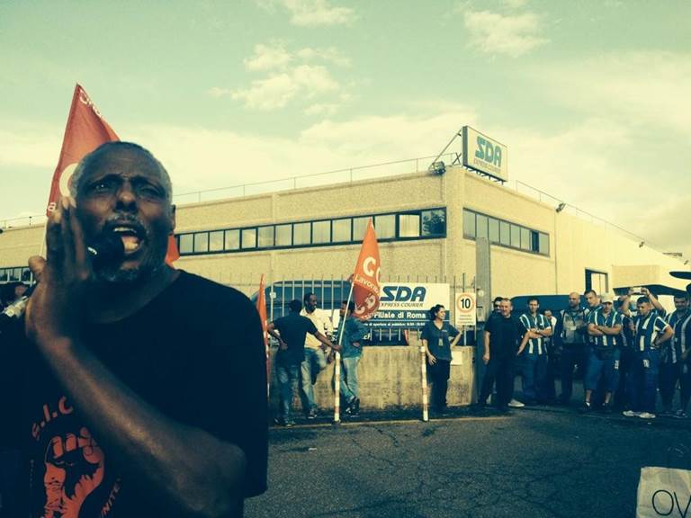 Proteste nella logistica a Roma