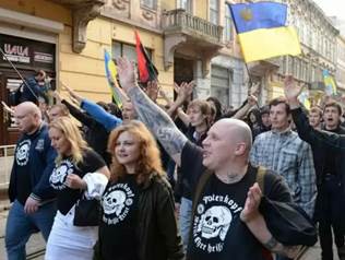 Risultati immagini per ucraina neonazismo