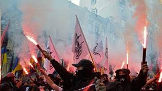 Risultati immagini per Kiev 14 october 2018 nazi parade