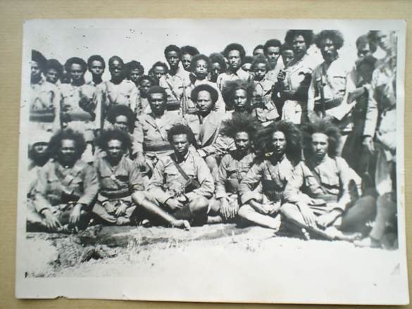 Gruppo di partigiani, 5 maggio 1941 (Istitute of Ethiopian Studies di Addis Abeba)