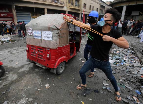 La protesta a Baghdad