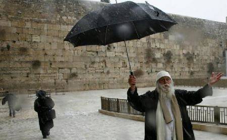 Gerusalemme sotto la neve (inserita in galleria)