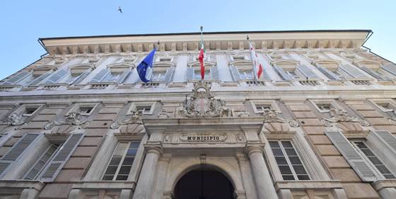 Palazzo Tursi, sede del comune di Genova (ANSA/LUCA ZENNARO)