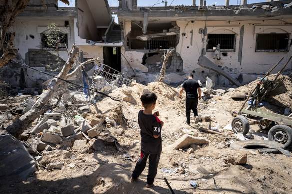 Case distrutte a Gaza nell'offensiva militare del maggio 2021
