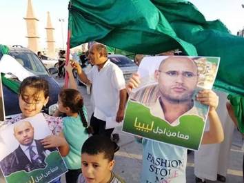 LIBIA, MANIFESTAZIONE A SOSTEGNO DI SAIF AL ISLAM GHEDDAFI A BANI WALID,  SIRTE E GHAT. LE ELEZIONI A MARZO CHI LE VINCERA'? � Agenparl