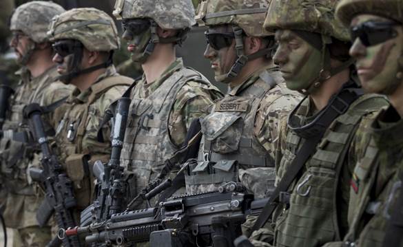 Soldati statunitensi nella Nato
