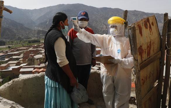 Controllo della temperatura a Avircato, Bolivia