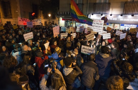 ley aborto espa�a protesta