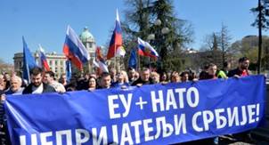 La stragrande maggioranza dei cittadini serbi non sostiene l'imposizione di sanzioni anti-russe, si oppone all'adesione alla NATO...