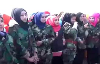 Circa 150 donne della regione di Qamishli si sono unite alle forze governative nella lotta contro Isis