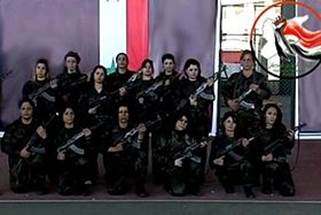 Risultato immagini per Syrian women militias