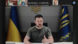 Zelensky Ucraina Bando dell'Unione Africana