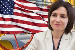 Спасибо США за российский газ!�: благодарная Санду, пальцы Миллера и папка  Спыну