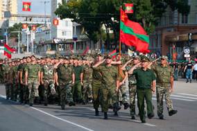 На центральной площади Тирасполя прошла репетиция Военного парада | Новости  Приднестровья