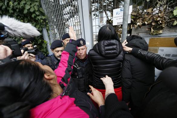 La protesta di Torre Maura contro le famiglie Rom